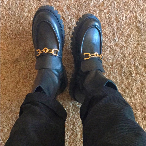 Shoes - Black chunky boots!!! Size 40 (women’s 9/UK 7)